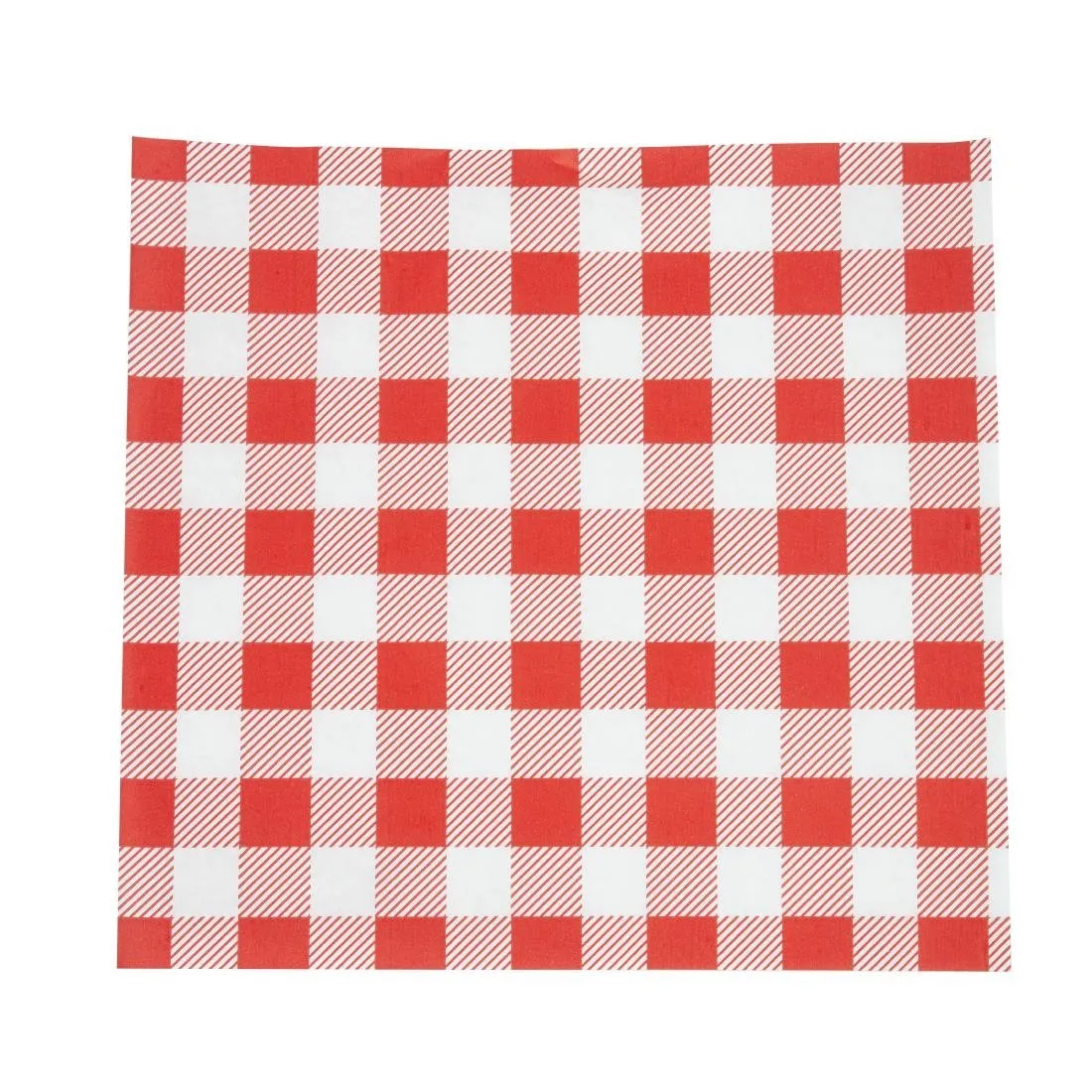 Nepriľnavý papier Vichy červený 250 x 250 mm - Balenie 200