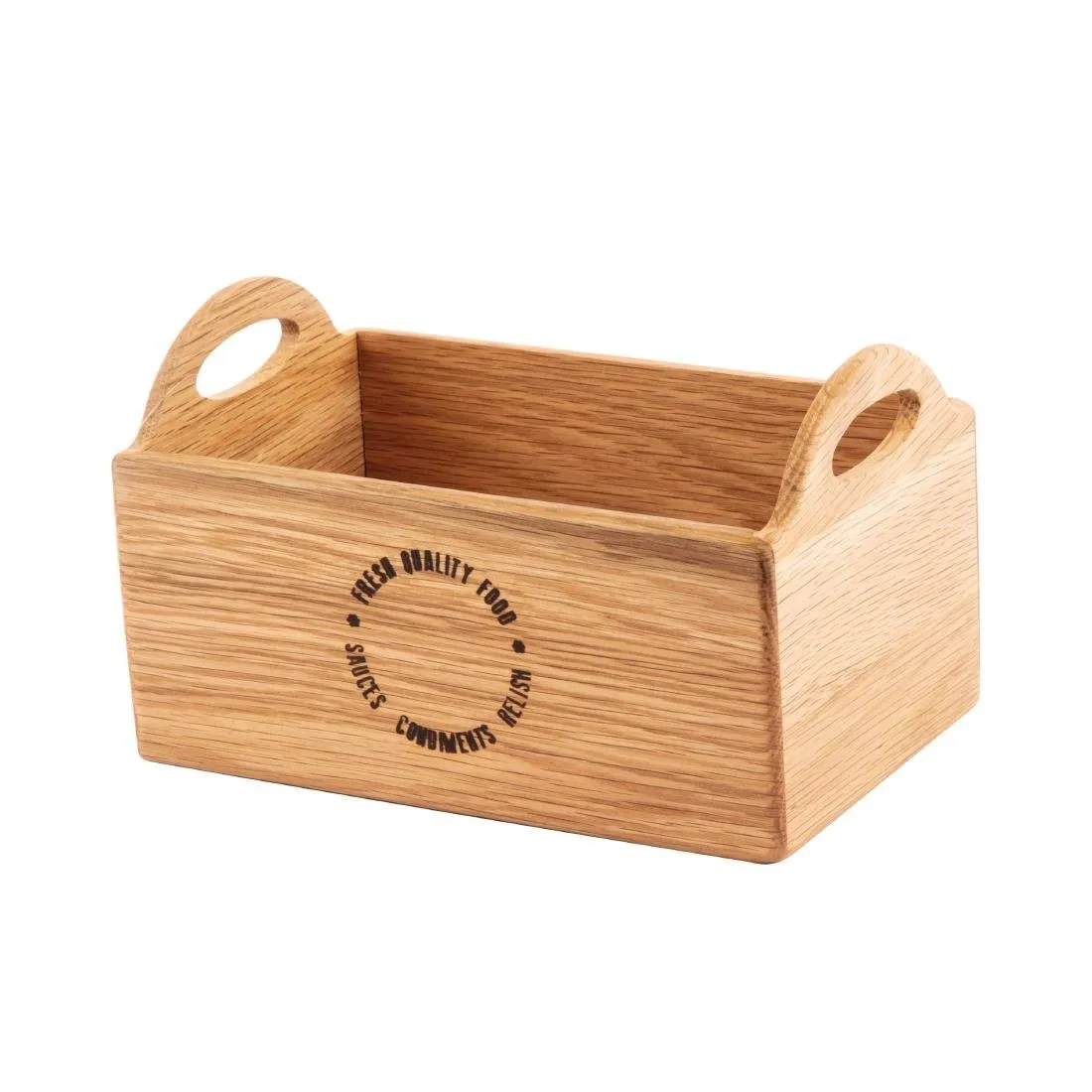 Podnos na korenie z dubového dreva s nápisom - 230 x 145 mm