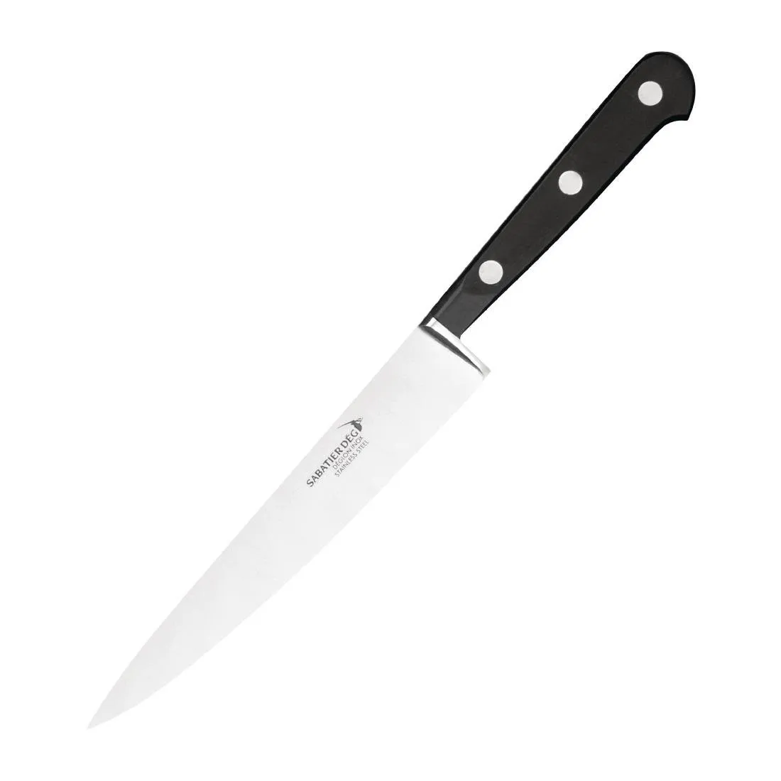 Nôž na filetovanie morského jazyka z nerezovej ocele s dĺžkou čepele 20 cm