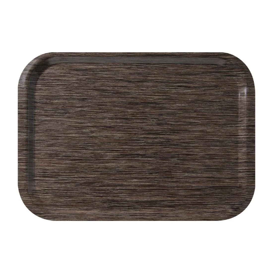 Podnos na servírovanie z wengé dreva s povrchom z melamínu - 375 x 265 mm
