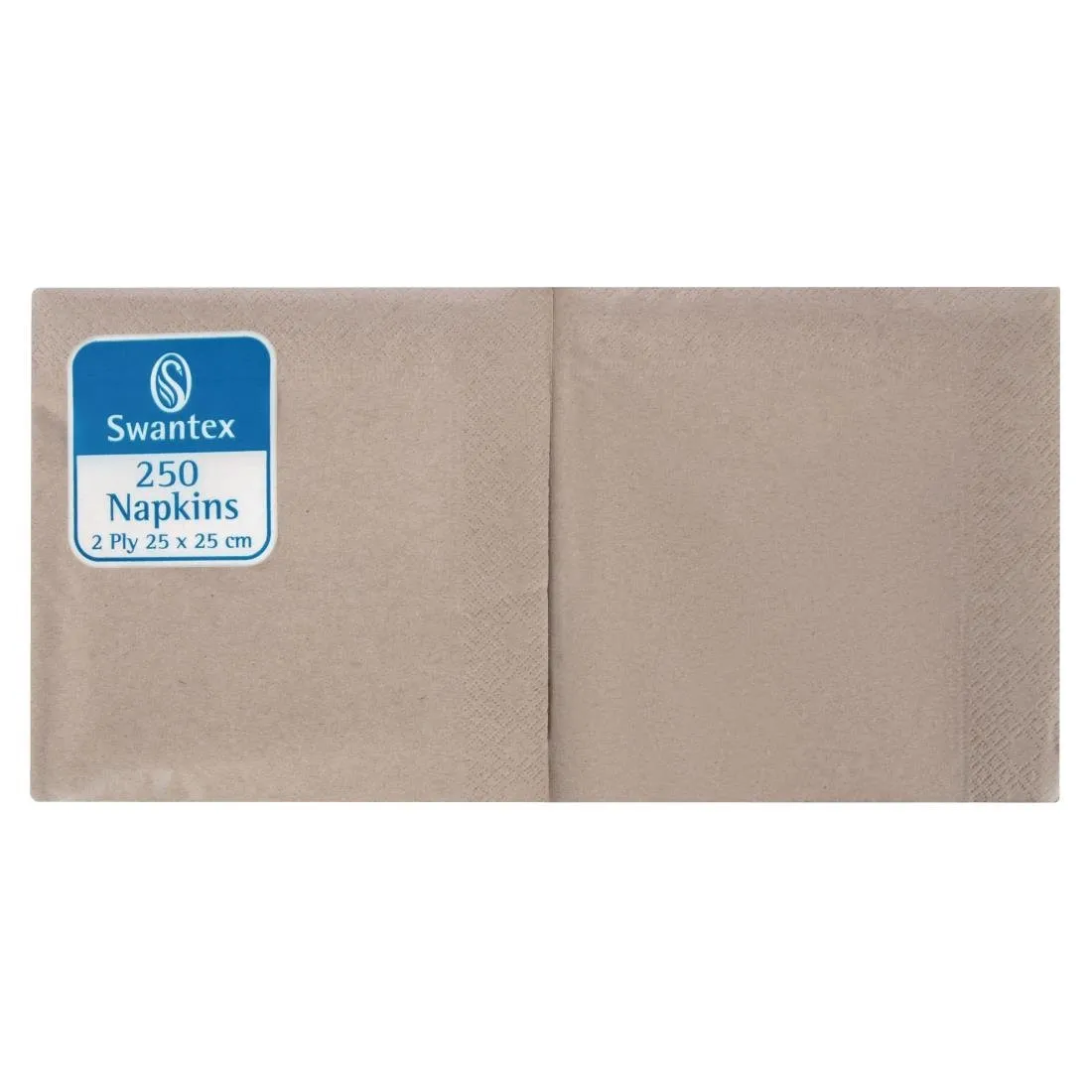 Servítky na raňajky Kraft kompostovateľné 2-vrstvové 250 x 250 mm - Balenie 2000
