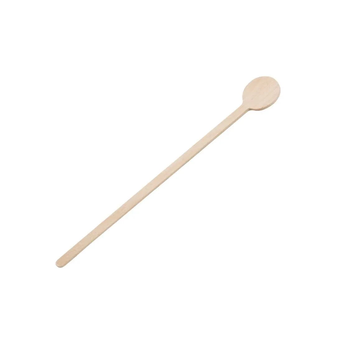 Biologicky odbúrateľné drevené miešadlá na kokteily 150 mm - Balenie 100