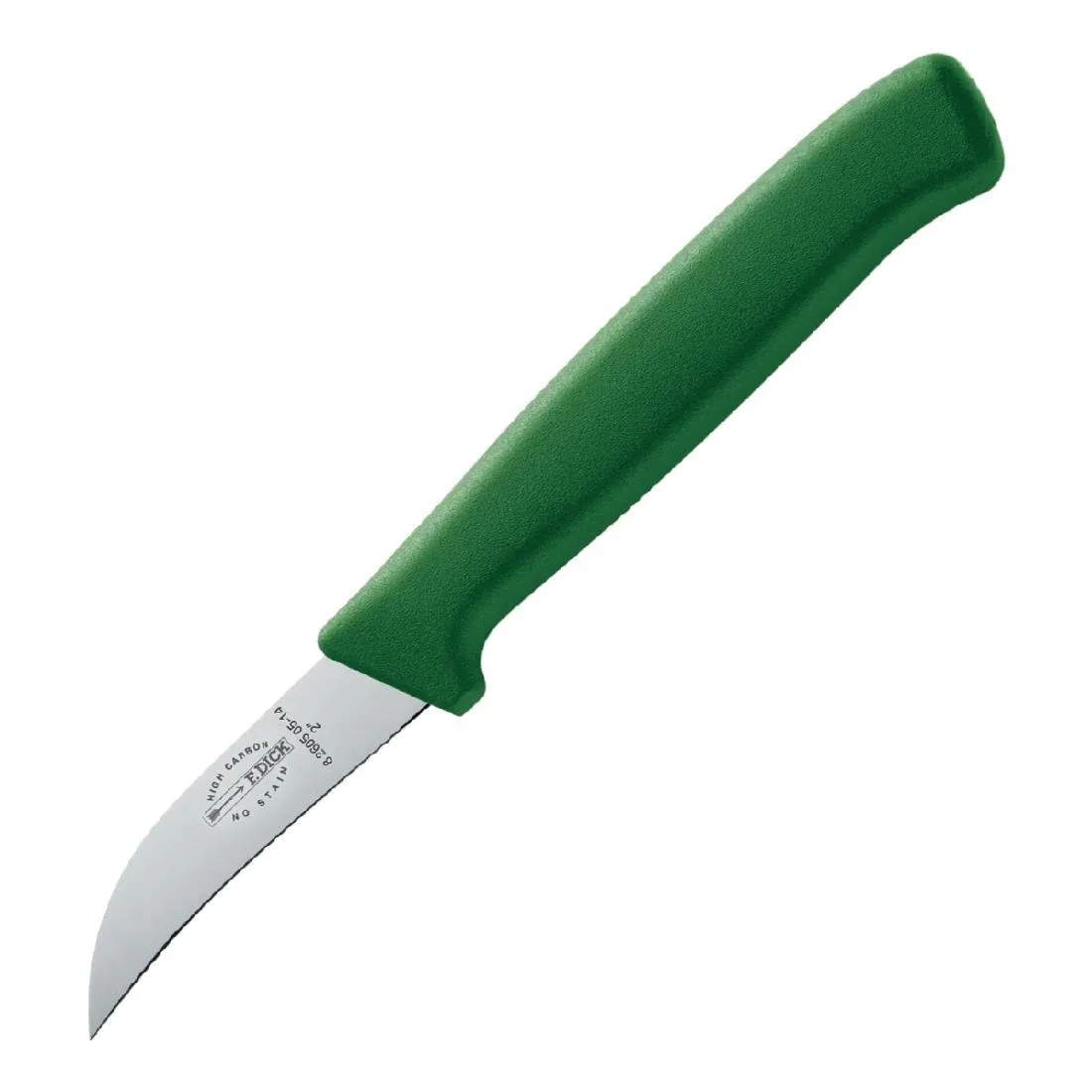 Nôž s vtáčím zobákom Prodynamic Haccp zelený - 50 mm