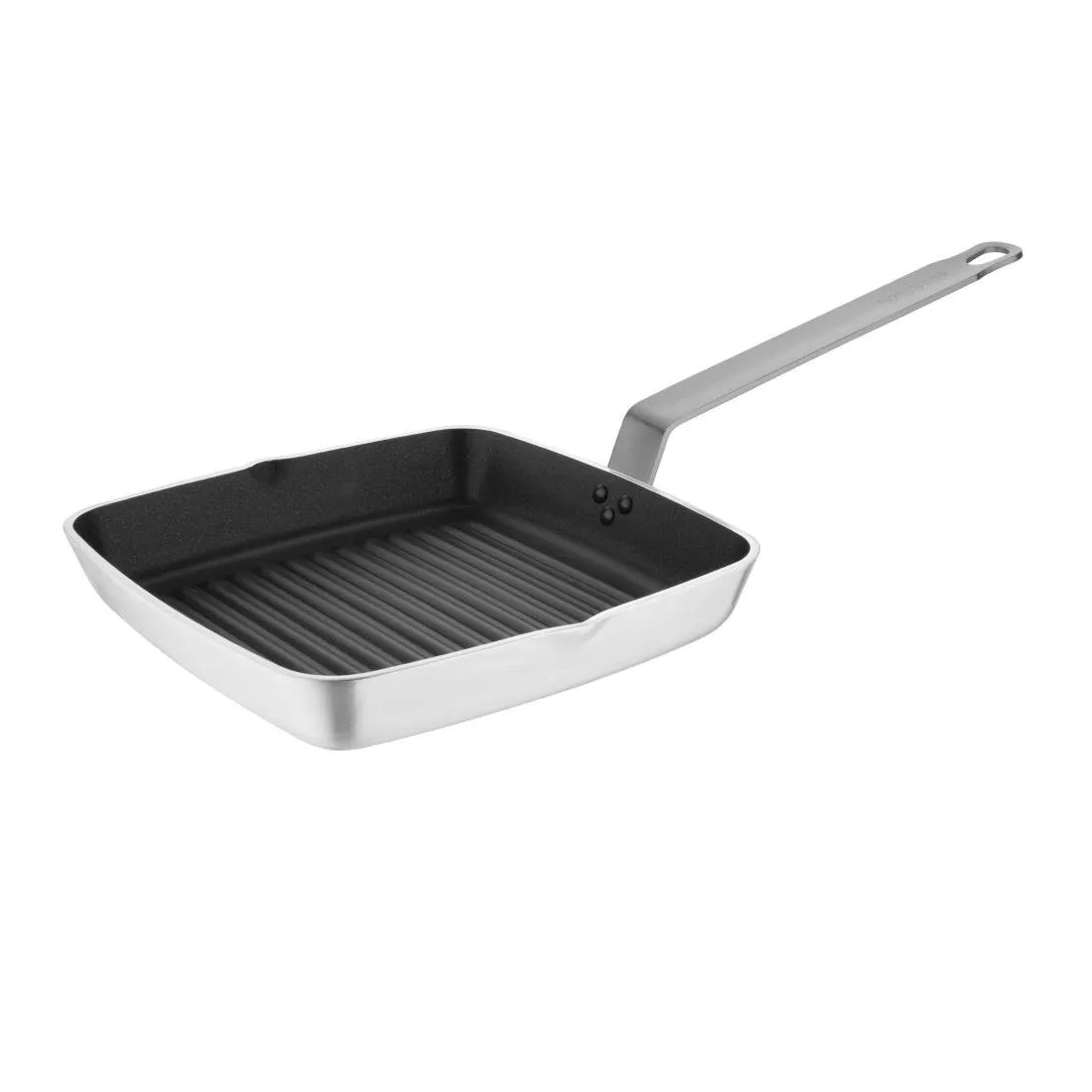 Nepriľnavá štvorcová panvica s drážkovaným dnom - L 240mm