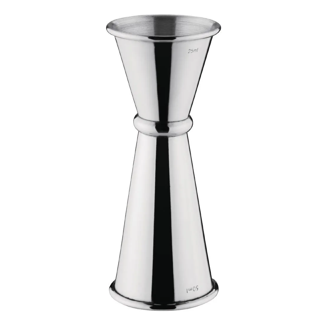 Merač konického baru z nerezovej ocele 25 a 50 ml