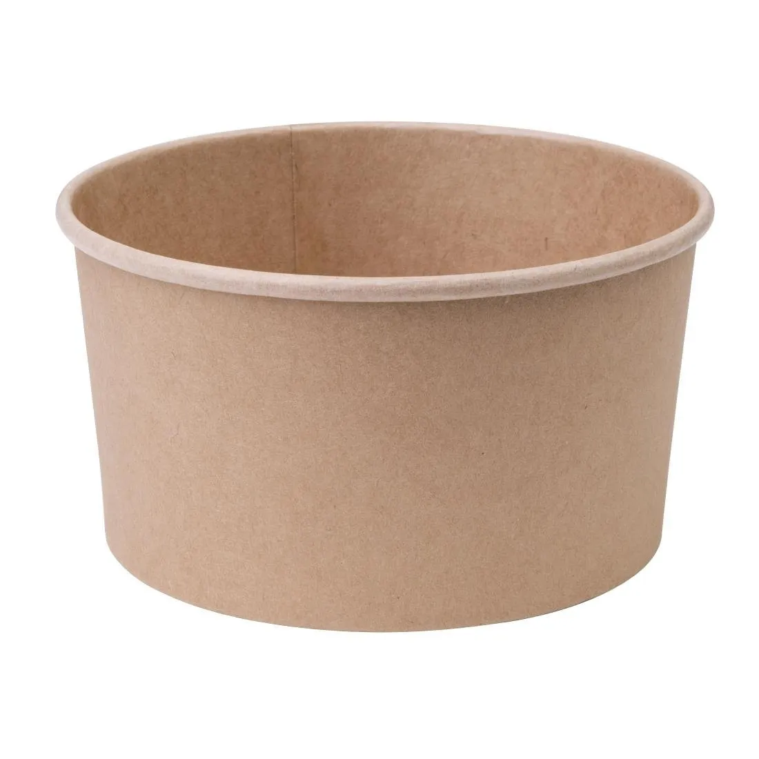 Okrúhle Šalátové Misky Kraft - 1 L - Sada 300 kusov