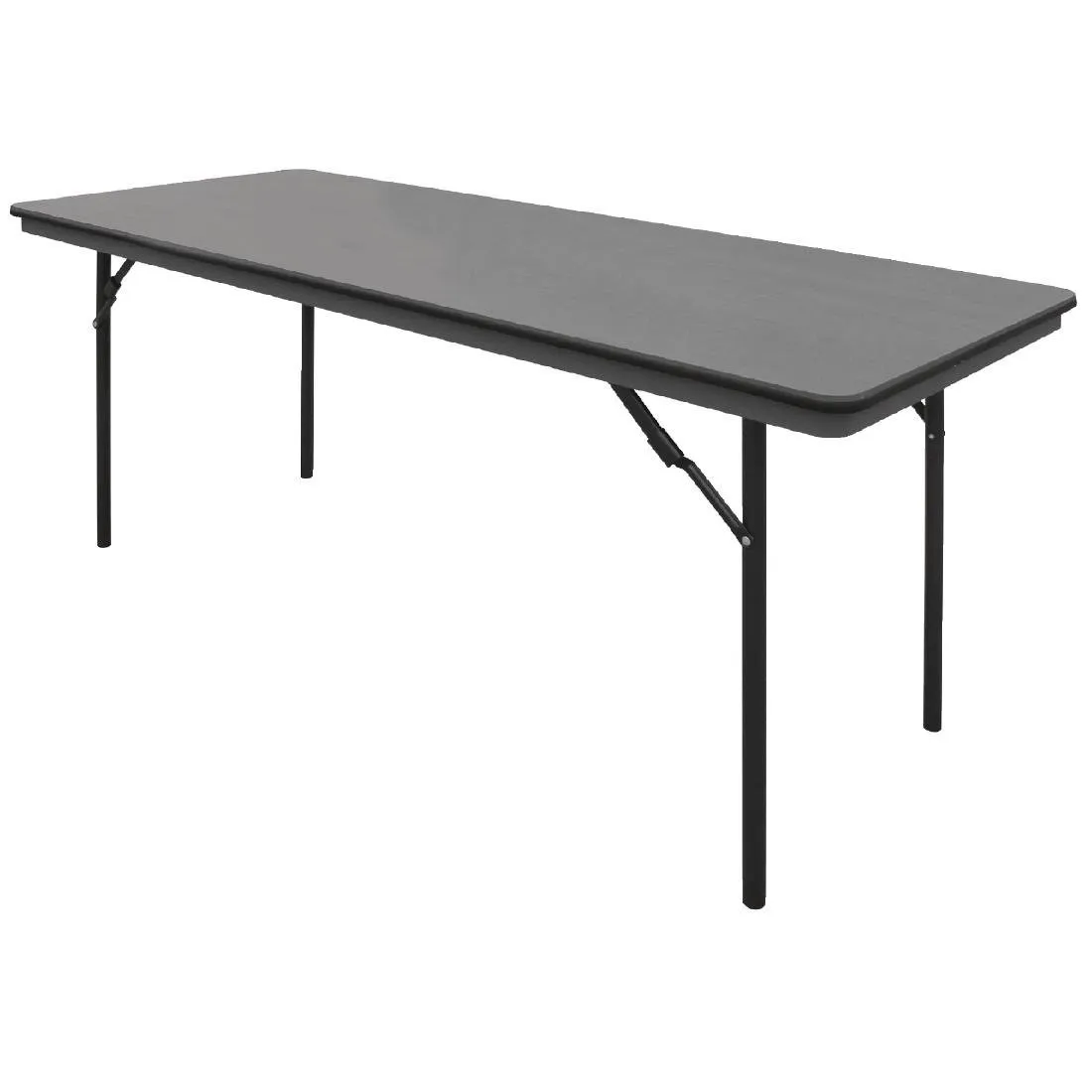 Skládací obdélníkový stôl sivý z ABS - 1830 mm