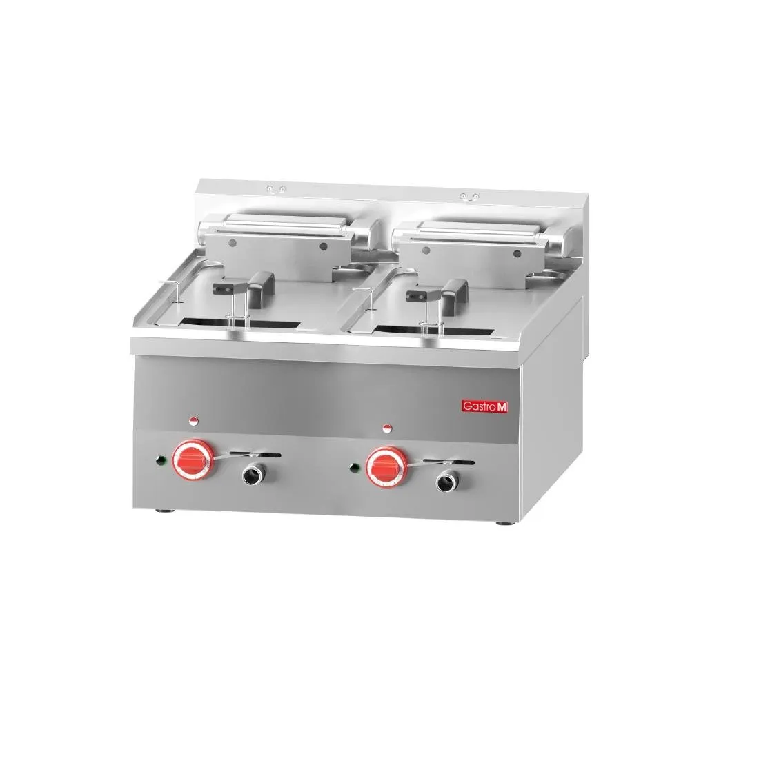 Elektrická fritéza s odtokovým ventilom - 2 x 10 L