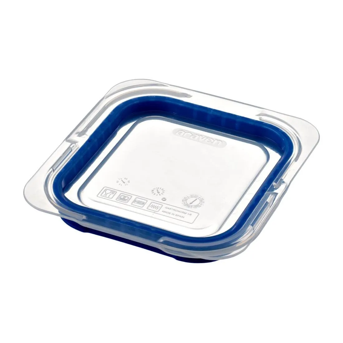 Modrá pokrievka z ABS bez BPA - GN 1/6
