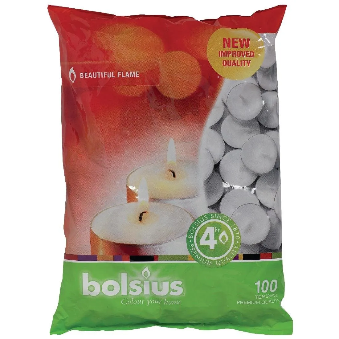 Sviece s ohrievačom 4 hodiny - Balenie 100 kusov