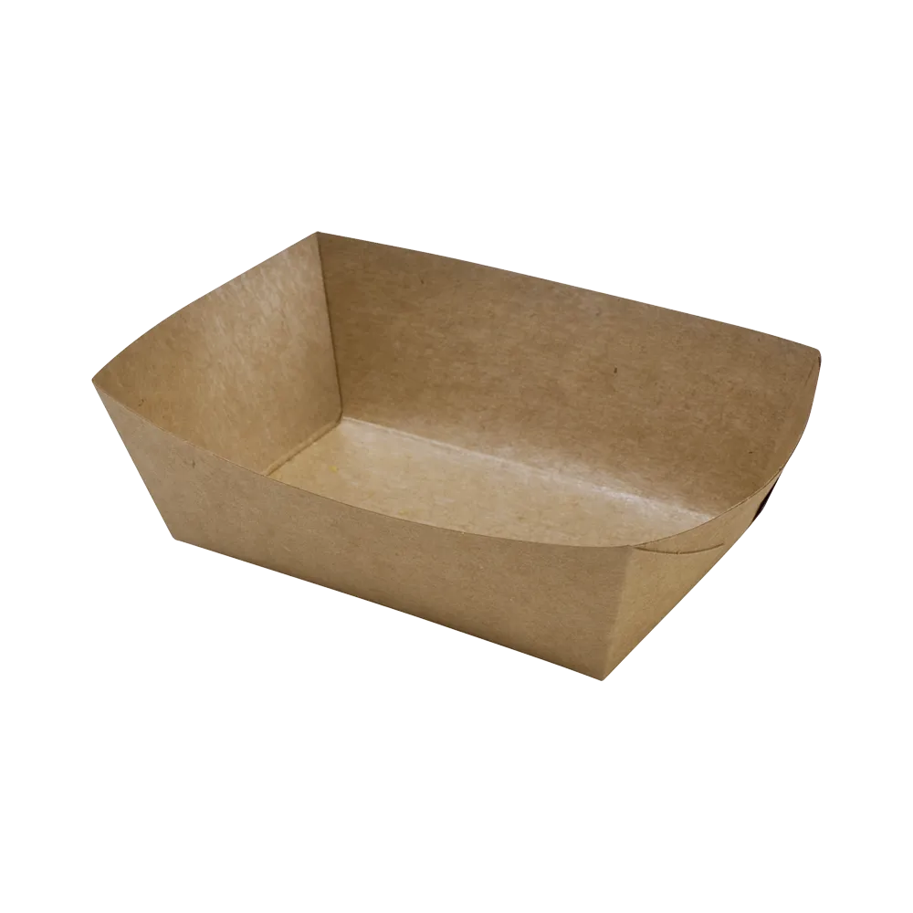 Kraftová miska na hranolky - 135 x 85 mm - Sada 250