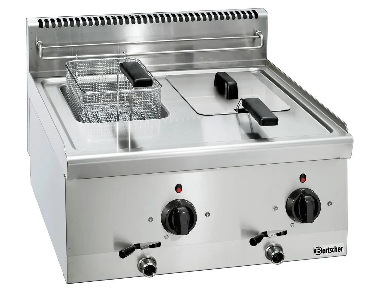 Elektrická fritéza na položenie - Séria 600 - 2 x 6 L