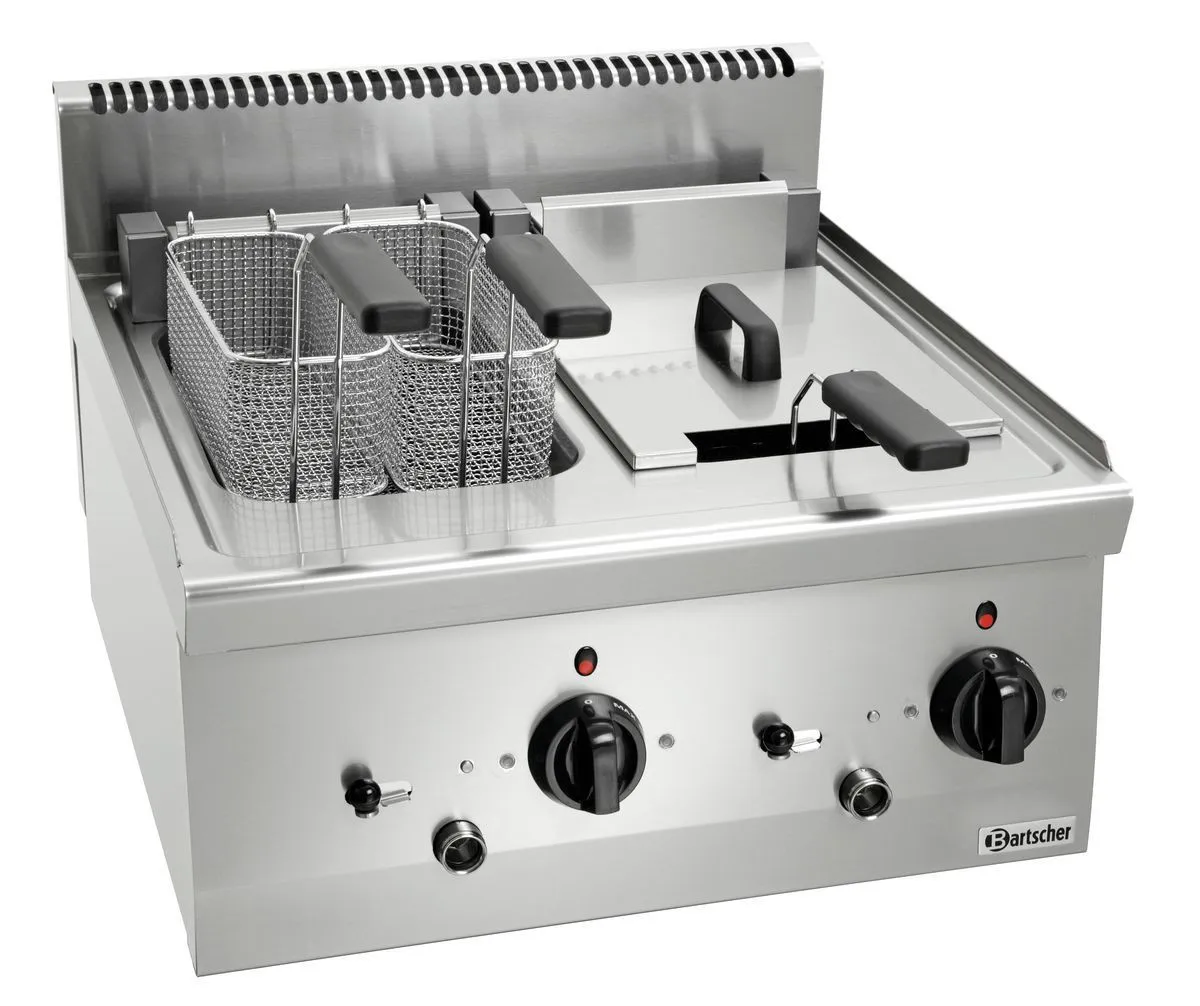 Elektrická fritéza na položenie - Séria 600 - 2 x 8 L