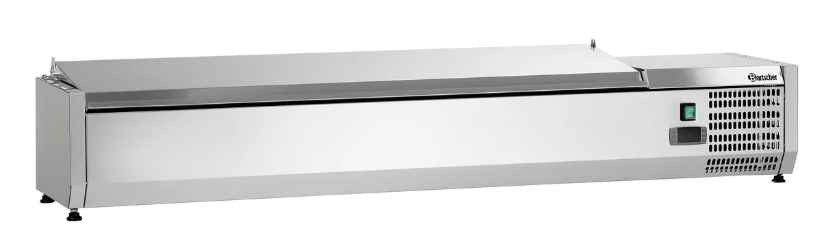 Saladette Chladiaca na Položenie Inox - 7 x GN 1/4