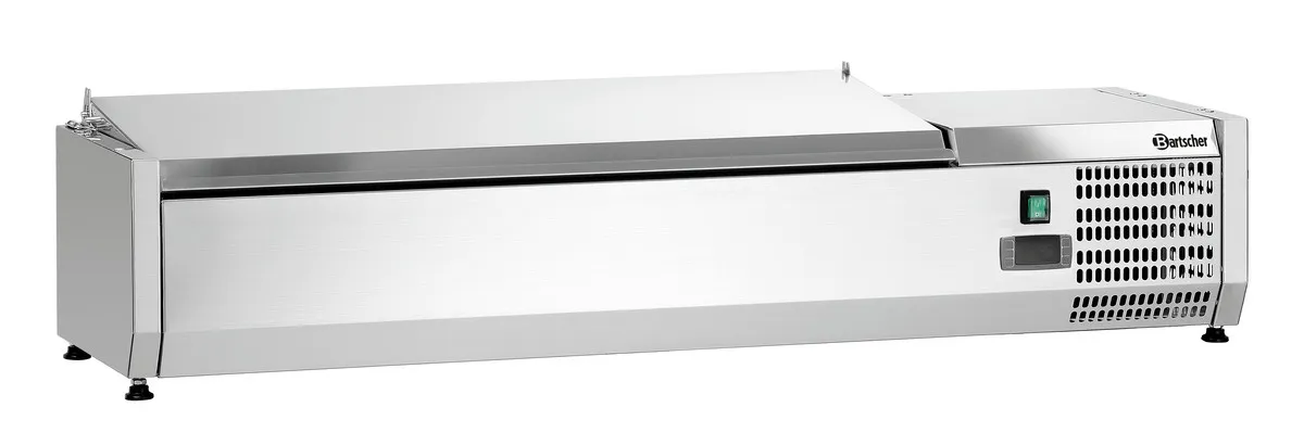 Saladette Chladiaca na Položenie Inox - 3 x GN 1/3 + 1 x GN 1/2