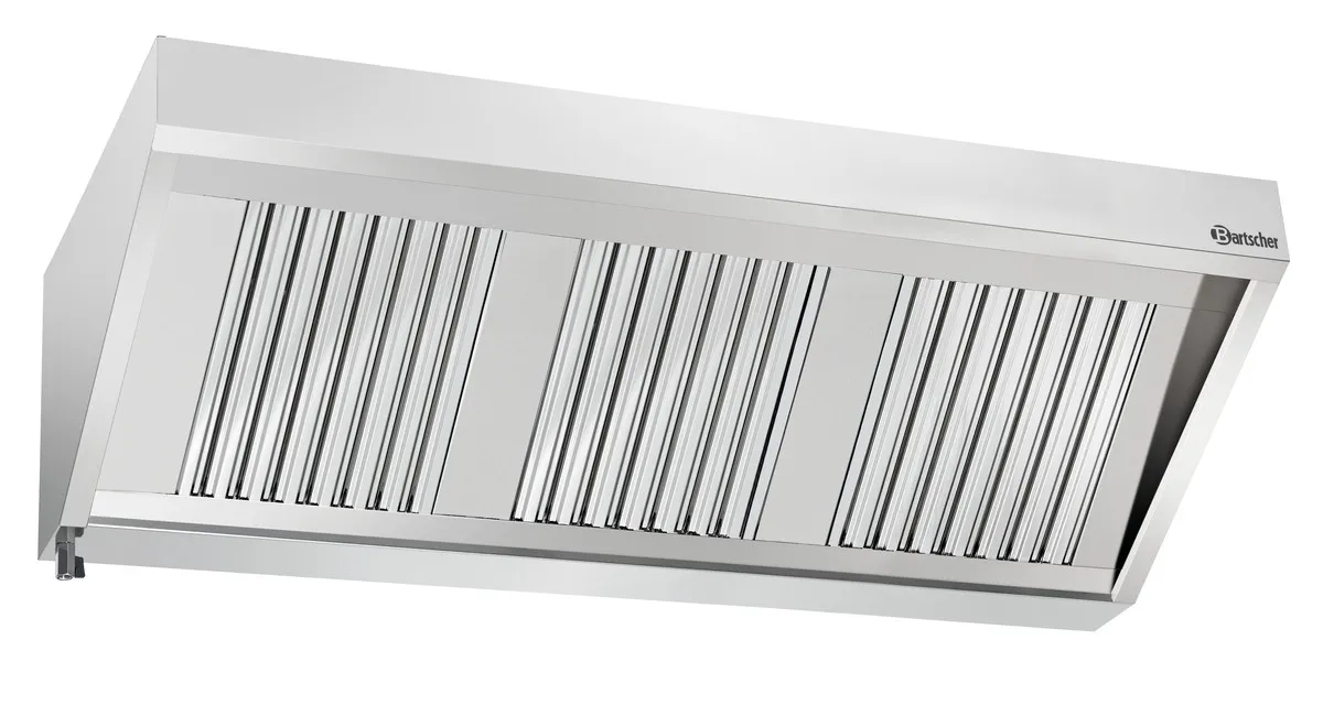 Nástenný digestor s motorom a osvetlením - Š 1600 x H 700 mm