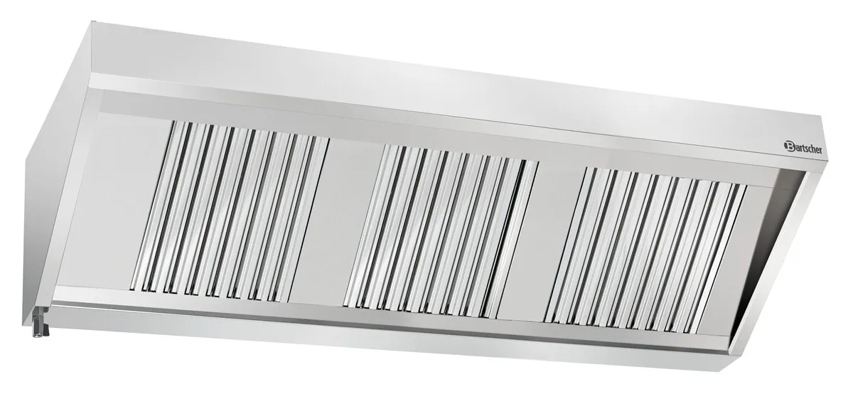 Nástenný digestor s motorom a osvetlením - Š 1800 x H 700 mm