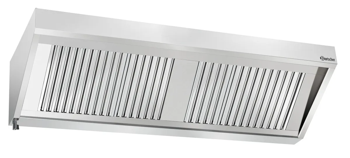 Nástenný digestor s motorom a osvetlením - Š 2000 x H 700 mm