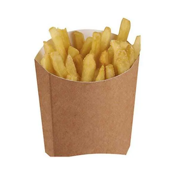 Étui à Frites Kraft - 125 x 81 mm - Lot de 1000