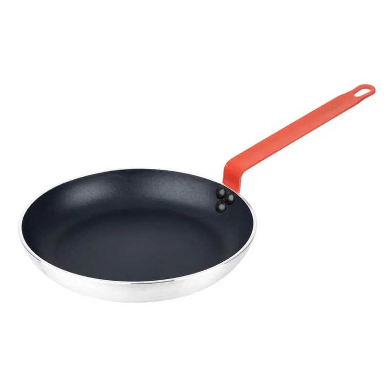 Nepriľnavá hliníková panvica Teflon Červená rukoväť 240mm