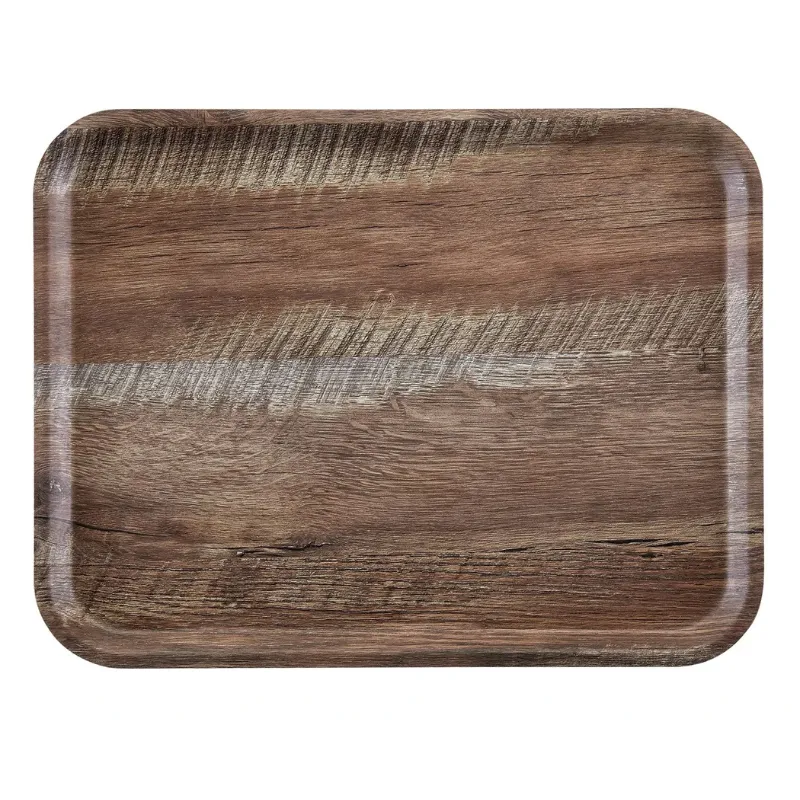 Obdĺžnikový podnos Madeira - Tmavý dub - 280 x 200 mm