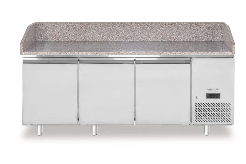 Meuble na pizzu GN 1/1 - 3 dvere - 375 L