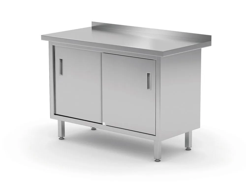 Nástenný stôl - Skrinka s posuvnými dverami - Š 1400 x H 600 mm