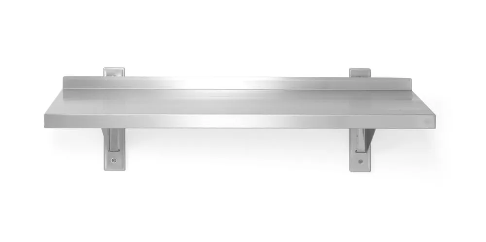 Nastaviteľná nástenná polica s 2 držiakmi - L 800 x 300 mm
