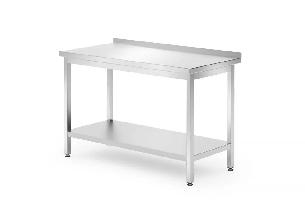 Nástenný pracovný stôl Profi Line s policou - H 700 x Š 1200 mm