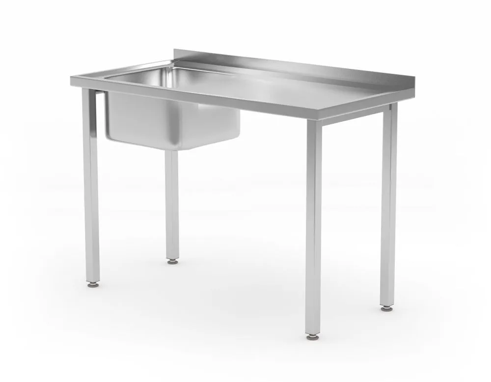 Umývací Stôl 1 Drez Vľavo Kitchen Line - P 600 x L 1000 mm