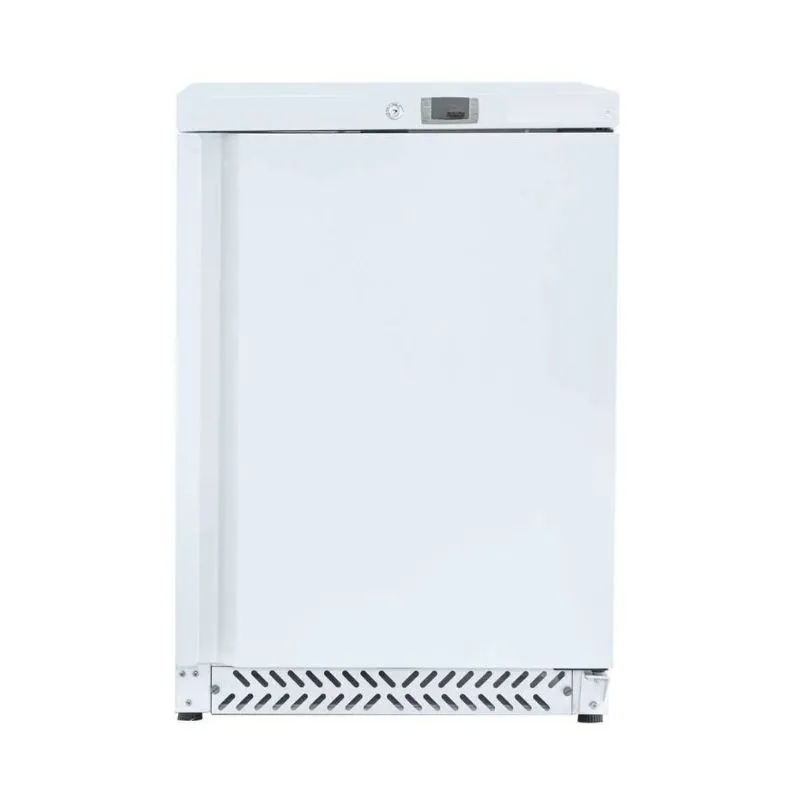 Mini chladnička s negatívnym objemom 170 L -18°C 195 W, plné otočné dvere, statické chladenie, biela
