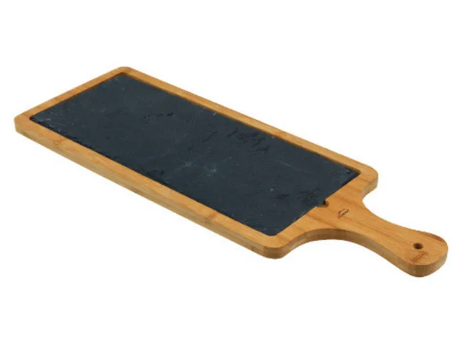 Tabuľa z ardesie a bambusu 50x18