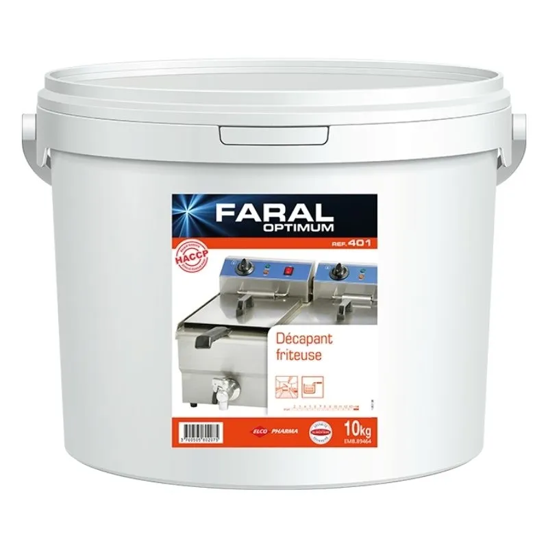 Décapant pour Friteuse - Seau 10 Kg