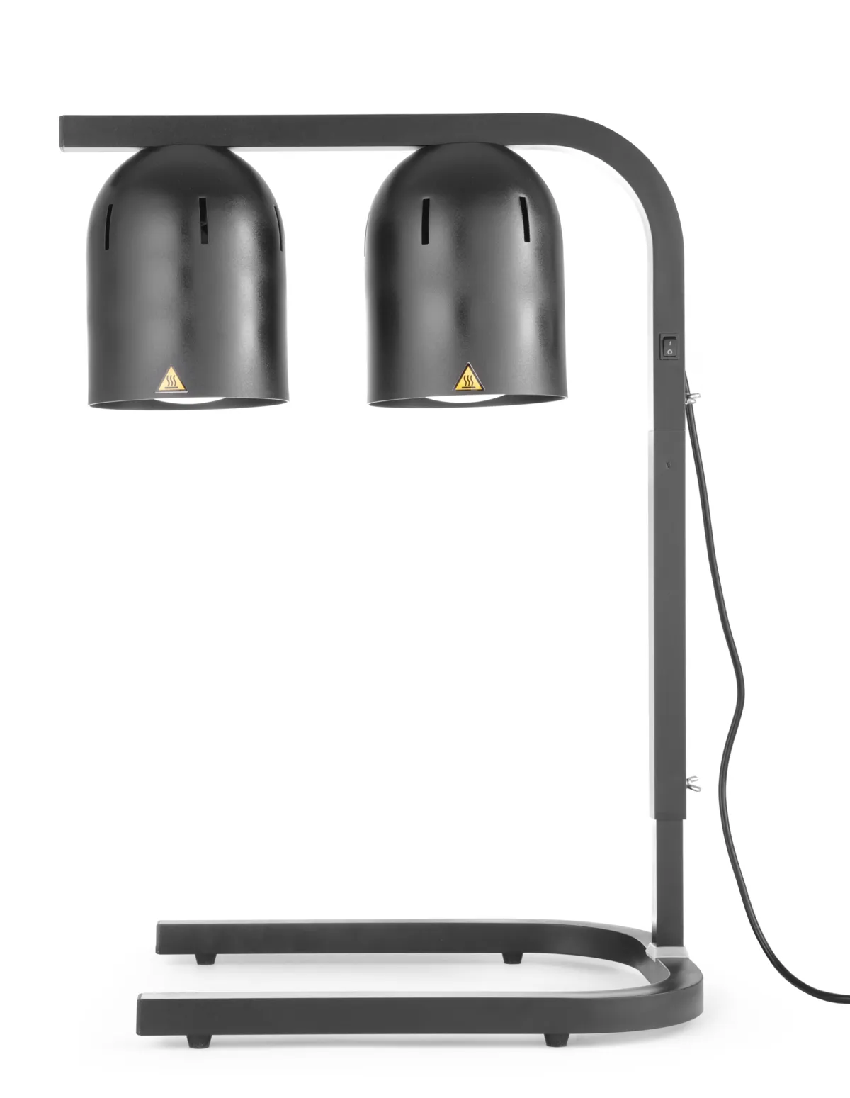 Ohniskový ohrievač s dvoma infračervenými lampami.