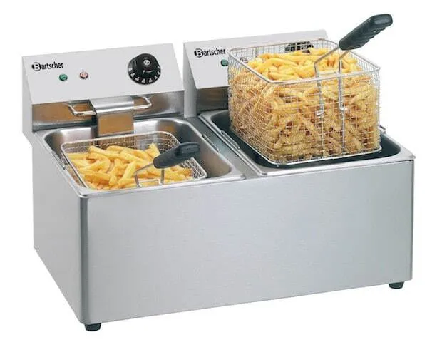 Profesionálna Fritéza SNACK IV - 2x8 L