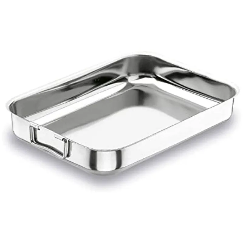 Plat na gratin z nerezovej ocele - 30 x 22 cm