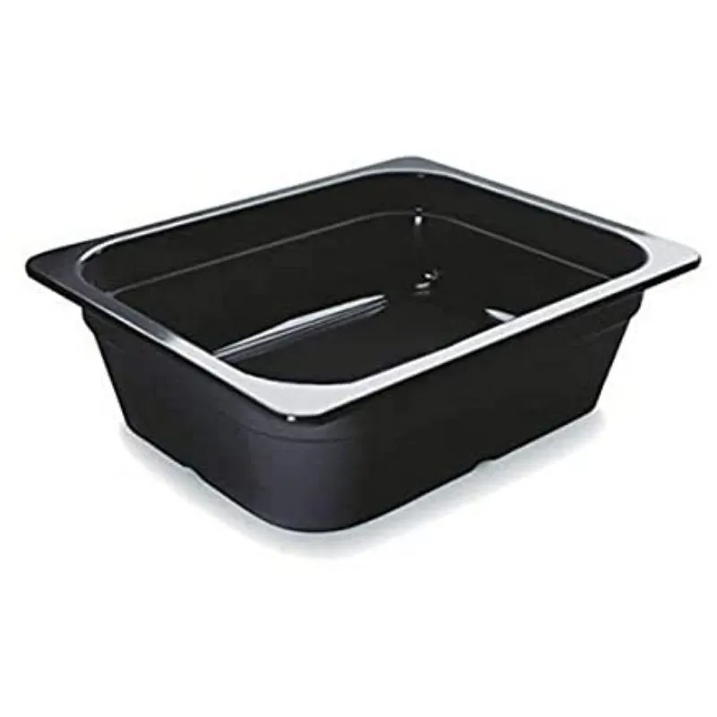 Bac Gastro GN 1/2 Čierna Melamín - Hĺbka 100 mm - 8 L