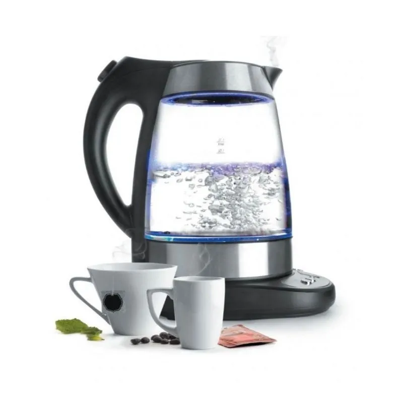 Elektrický rýchlovarný kanvica zo skla - 1,7 L