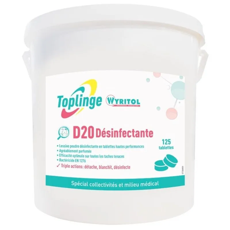 Dezinfekčné tablety na bielizeň - Sada 125 ks
