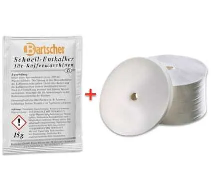 Pack détartrant et filtres Percolateur Regina 60, Pro 40 T & 60 T