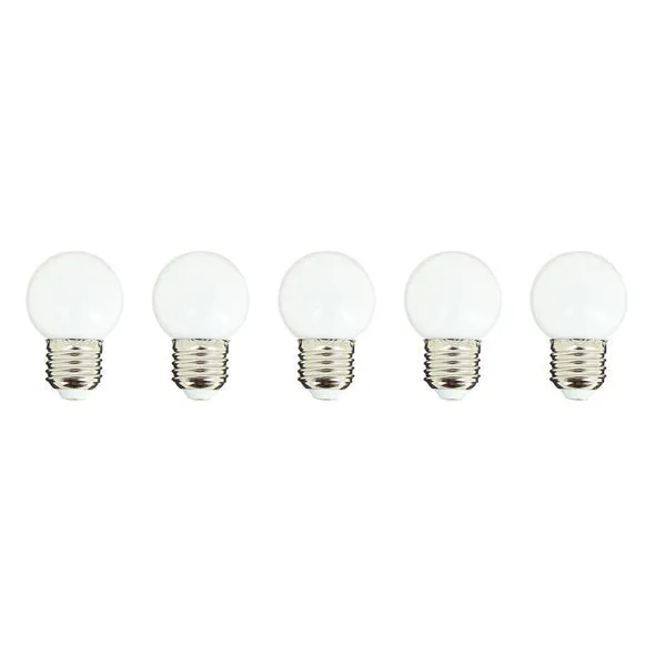 Žiarovka biela - Party Bulb White - Balenie 5