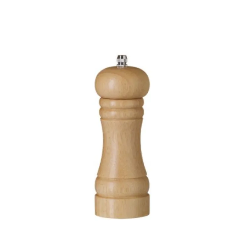 Mlynček na soľ z svetlého dreva - V 165 mm