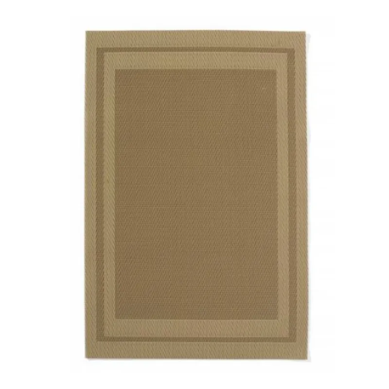 Súprava prestierania béžová z PVC L 450 mm x P 300 mm - Sada 6 ks
