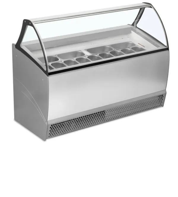 Vitrine na zmrzlinu s ventiláciou - 13 x 5 L