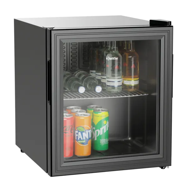 Minibar s dverami z skla - 46 L