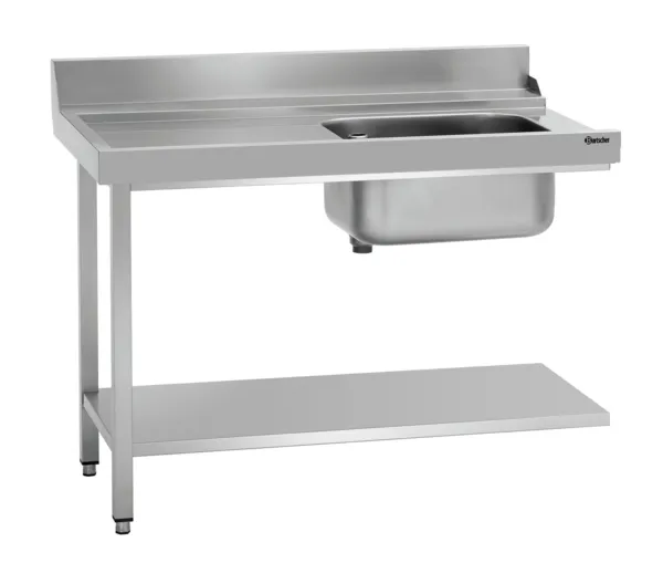 Triediaci stôl s 1 zásobníkom - Vľavo - D 1200 x Š 720 mm