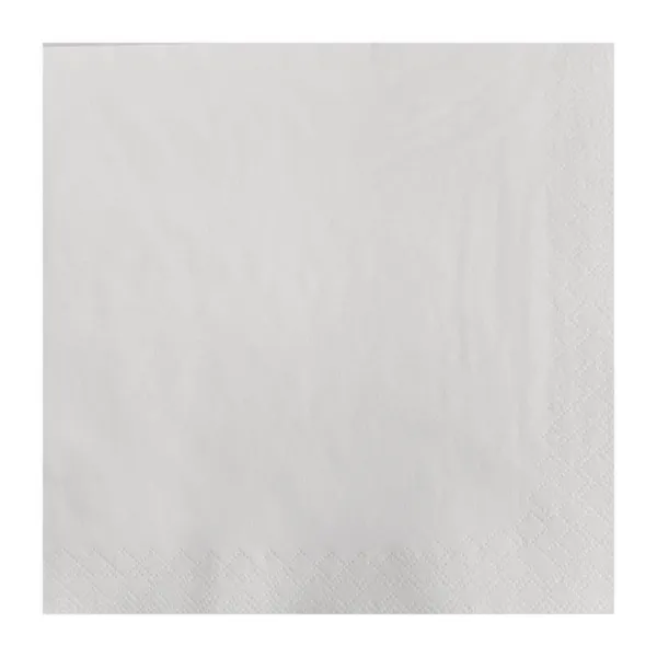 Profesionálna biela papierová servíetka 3-vrstvová - 400 x 400 mm - Balenie 4 x 250