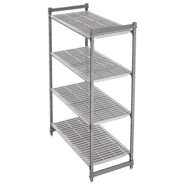 Jednotka s 4 policami s prehľadnou mriežkou - Š 1530 x H 460 mm