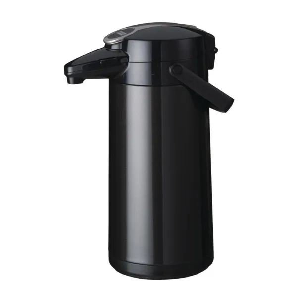 Džbán s čiernym metalickým čerpadlom 2,2 L
