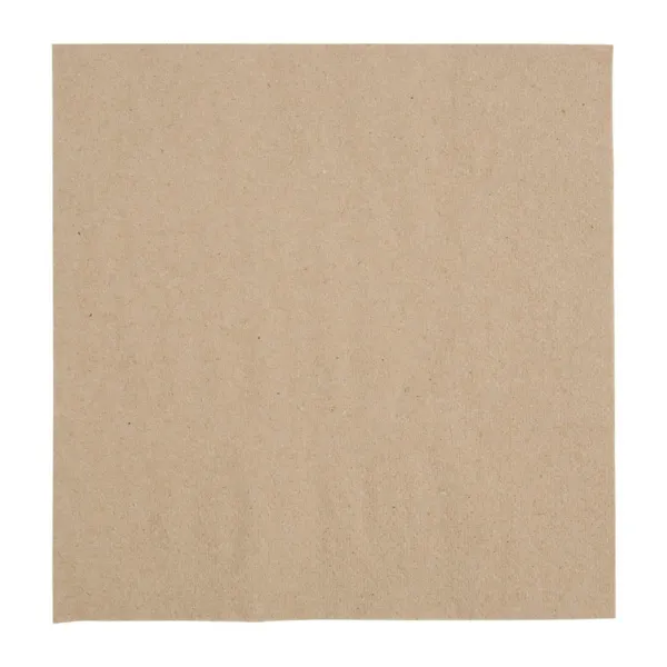 Servítky na občerstvenie z recyklovaného papiera 2 vrstvy, zložené na 1/4, 330 mm, hnedá farba - Balenie 2000 kusov